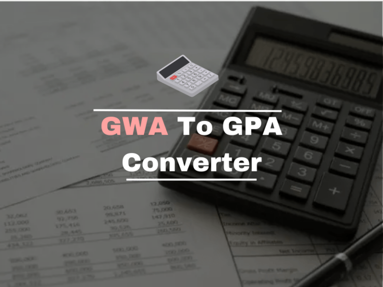 GWA to GPA Converter Accurate & EasytoUse Grade Conversion Tool
