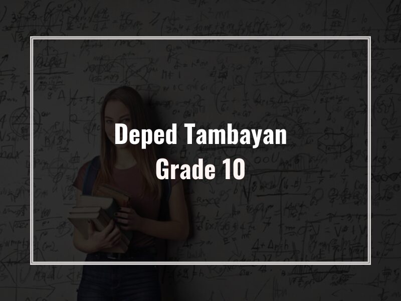 Deped Tambayan Grade 10 | Effective DLLs and SLMs