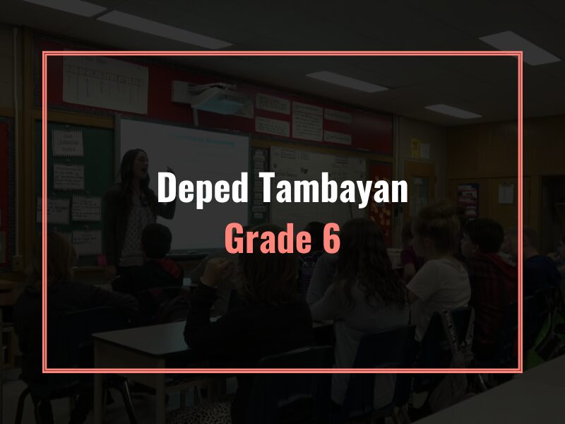 Deped Tambayan Grade 6 | Daily Lesson Logs of Subjects
